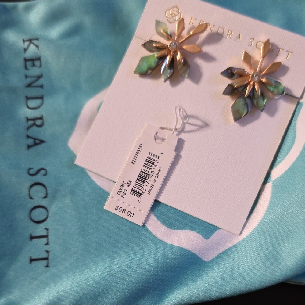 Kendra Scott Mother Of Pearl Earings